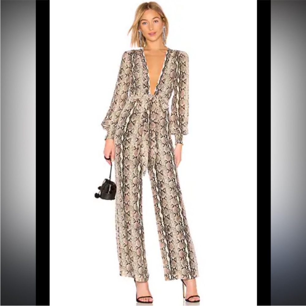 LPA Snakeskin Pattern Jumpsuit